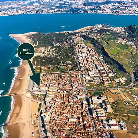 Sea View & Sundown, 150M From The Beach And Surf Spots Costa da Caparica Exterior photo