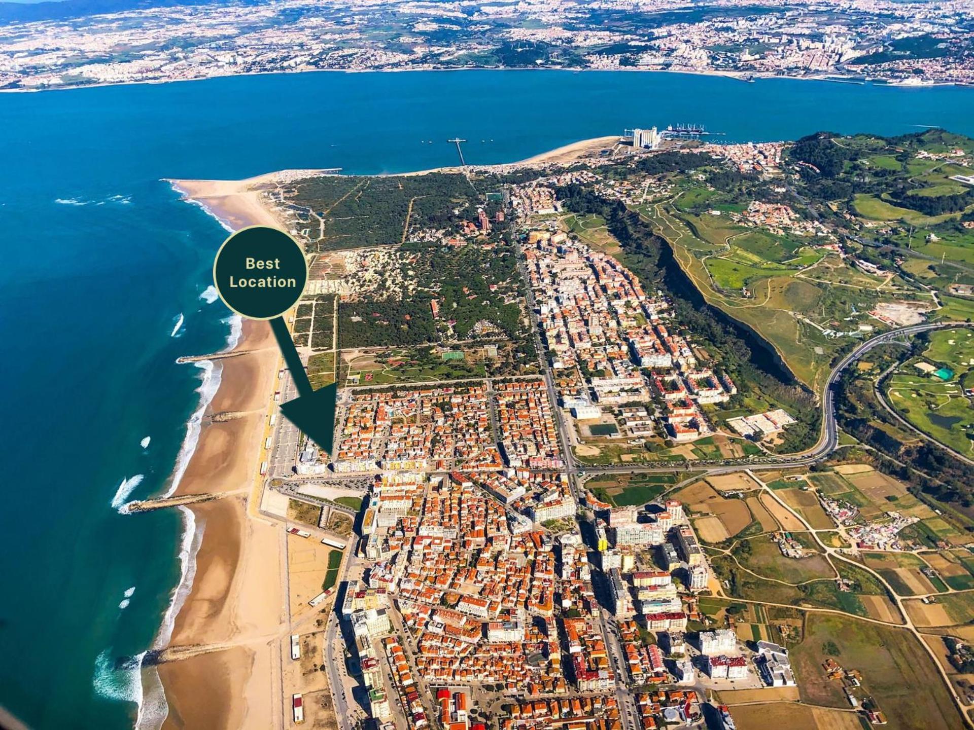 Sea View & Sundown, 150M From The Beach And Surf Spots Costa da Caparica Exterior photo